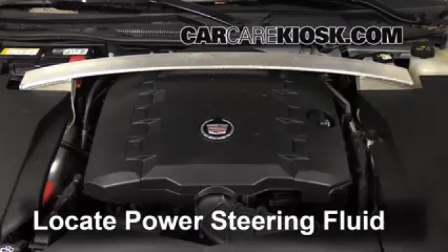 2011 Cadillac STS 3.6L V6 Líquido de dirección asistida Controlar nivel de líquido